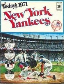 1971 Dell Stamps Yankees Album